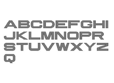 Bonnet lettering EVERTON FC Range Rover Sport l322 P38 